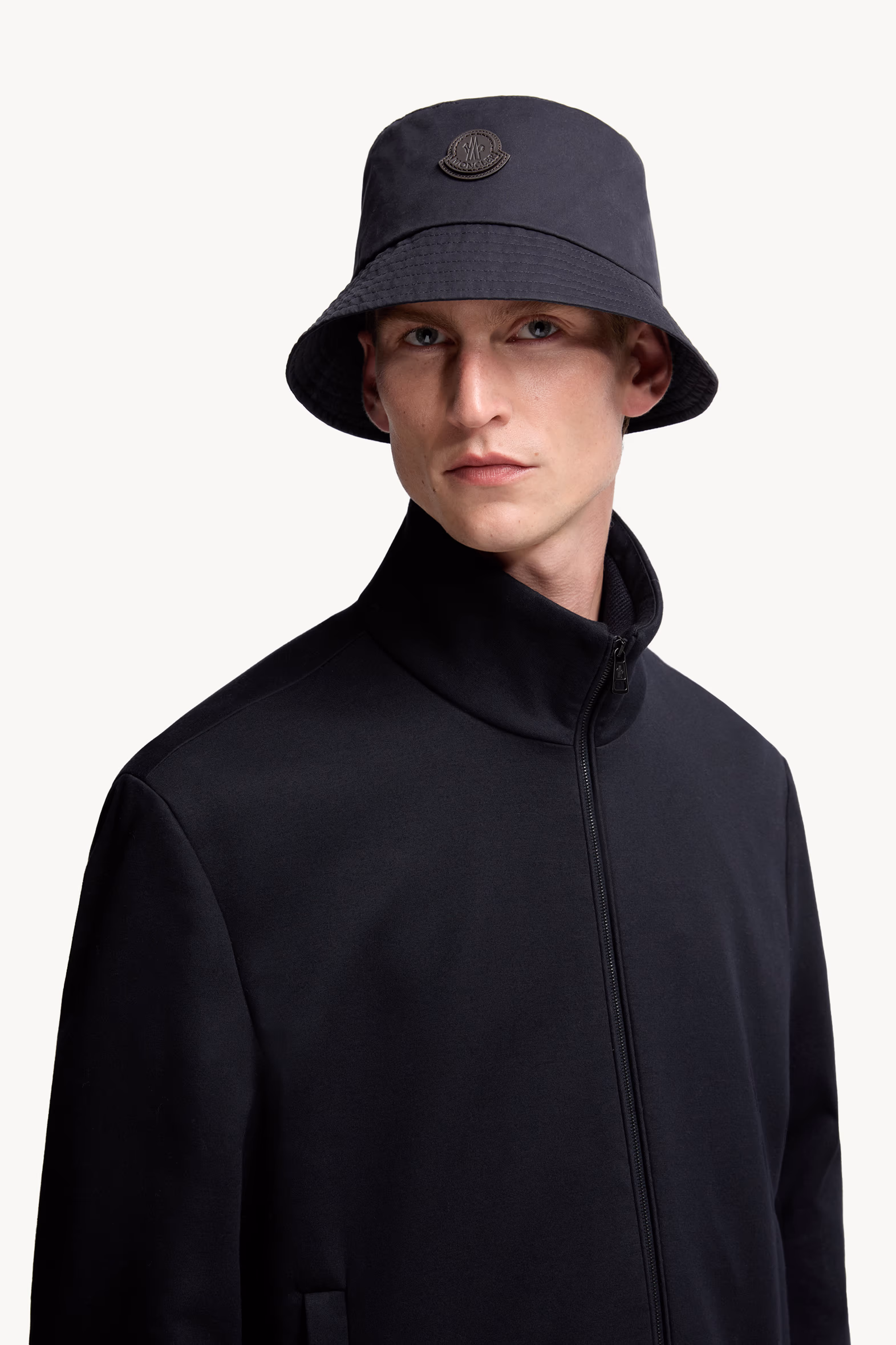 Reversible Bucket Hat Men Navy Blue Moncler 2